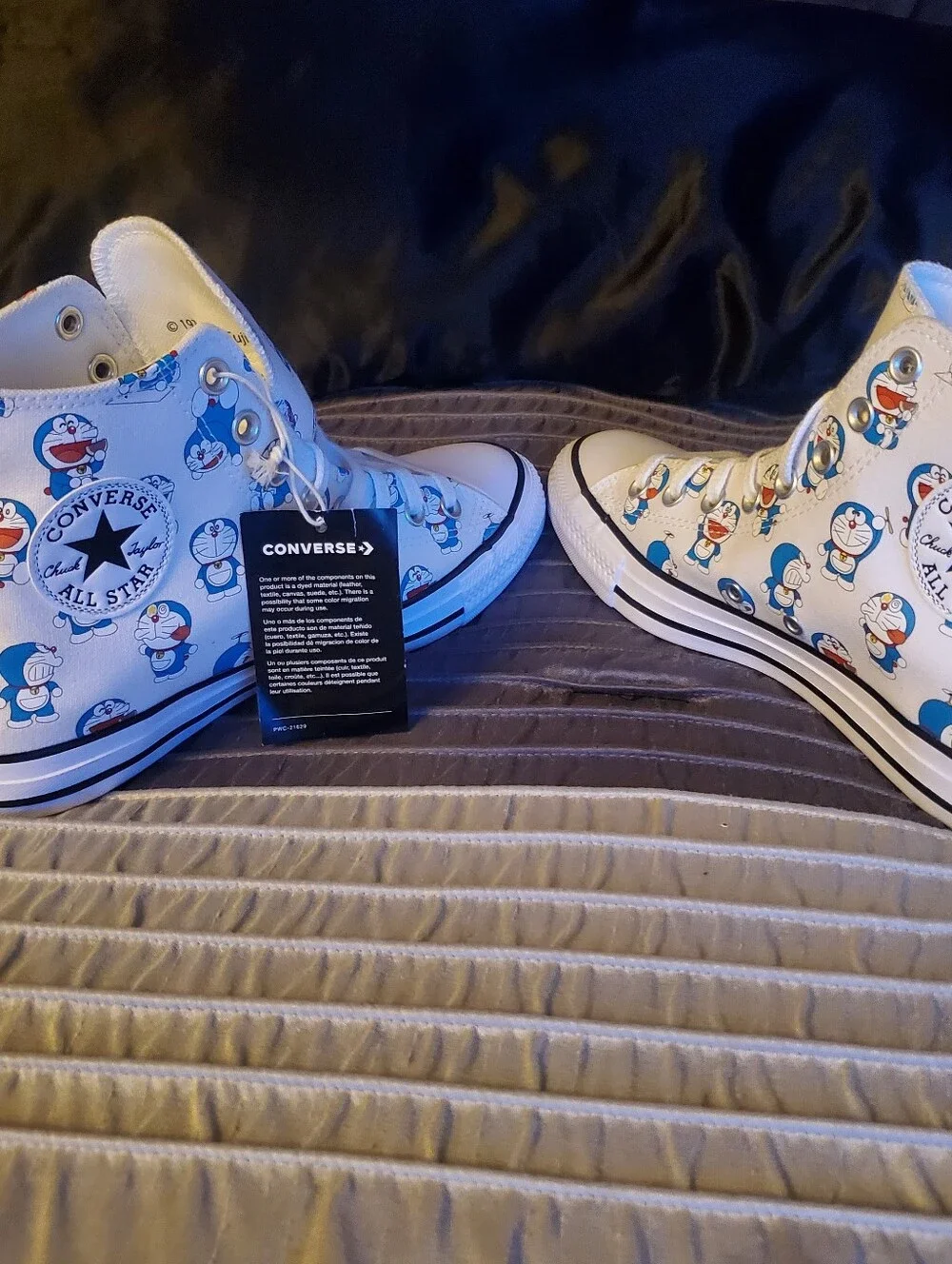 Converse X Doraemon Chuck Taylor ALL STAR Hightop Sneakers. UNISEX